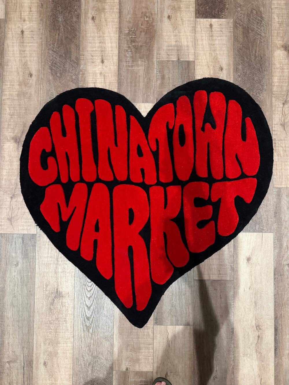 Chinatown Market Heart Rug 46.5x46.5 Inches